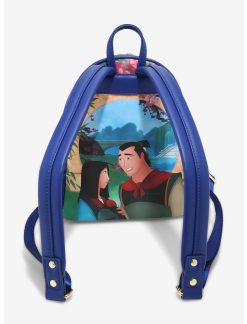 LNGEFLY Loungefly Disney Mulan Castle Mini Backpack -transcendentactive shop 16973381 av2
