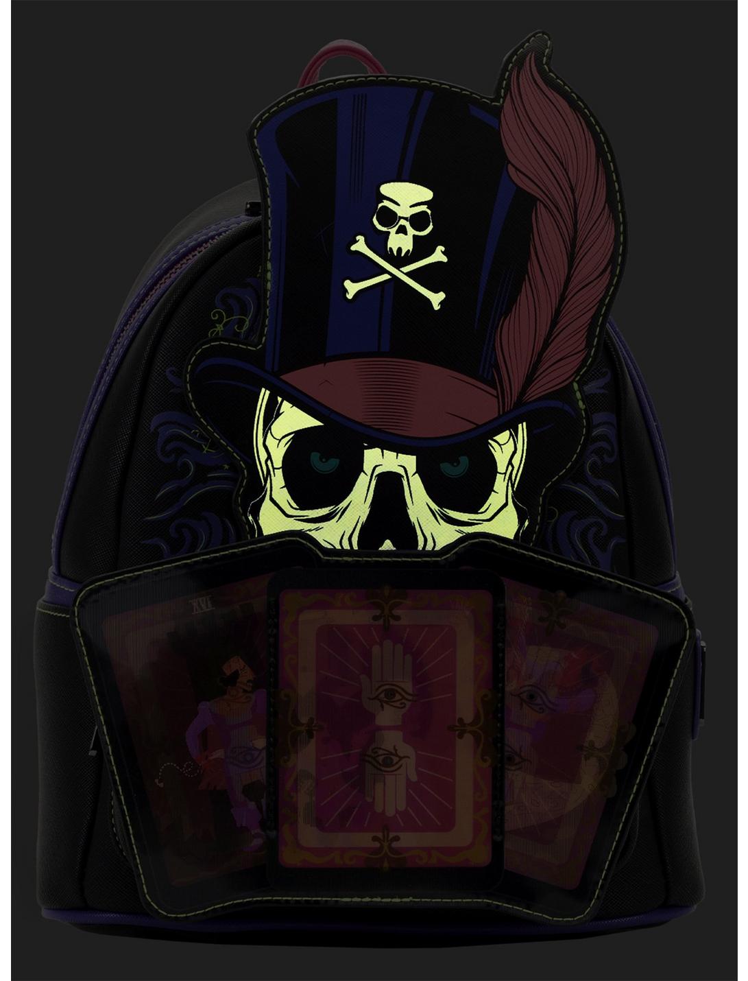 Loungefly Disney The Princess And The Frog Dr. Facilier Glow-In-The-Dark Mini Backpack LNGEFLY Loungefly Disney The Princess And The Frog Dr. Facilier Glow-In-The-Dark Mini Backpack -transcendentactive shop 16973799 av3