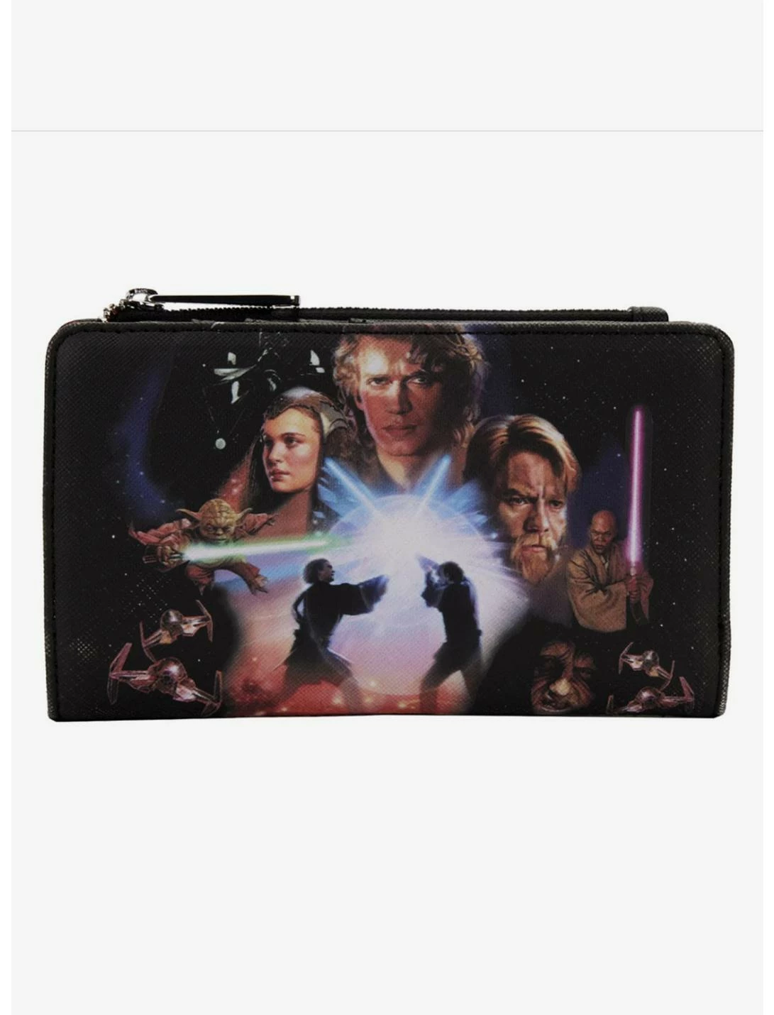 LNGEFLY Loungefly Star Wars Prequel Triology Zipper Wallet 3 LNGEFLY Loungefly Star Wars Prequel Triology Zipper Wallet