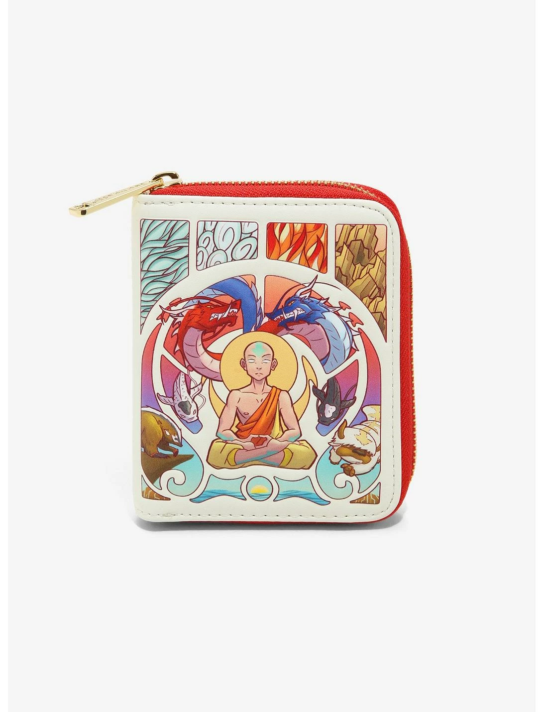 LNGEFLY Loungefly Avatar: The Last Airbender Meditating Aang Mini Zipper Wallet 3 LNGEFLY Loungefly Avatar: The Last Airbender Meditating Aang Mini Zipper Wallet
