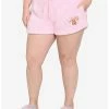 HUNIVERS Care Bears Tenderheart Bear Fuzzy Lounge Shorts Plus Size -transcendentactive shop 17049328 hi