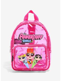 HUNIVERS The Powerpuff Girls Pink Clear Mini Backpack