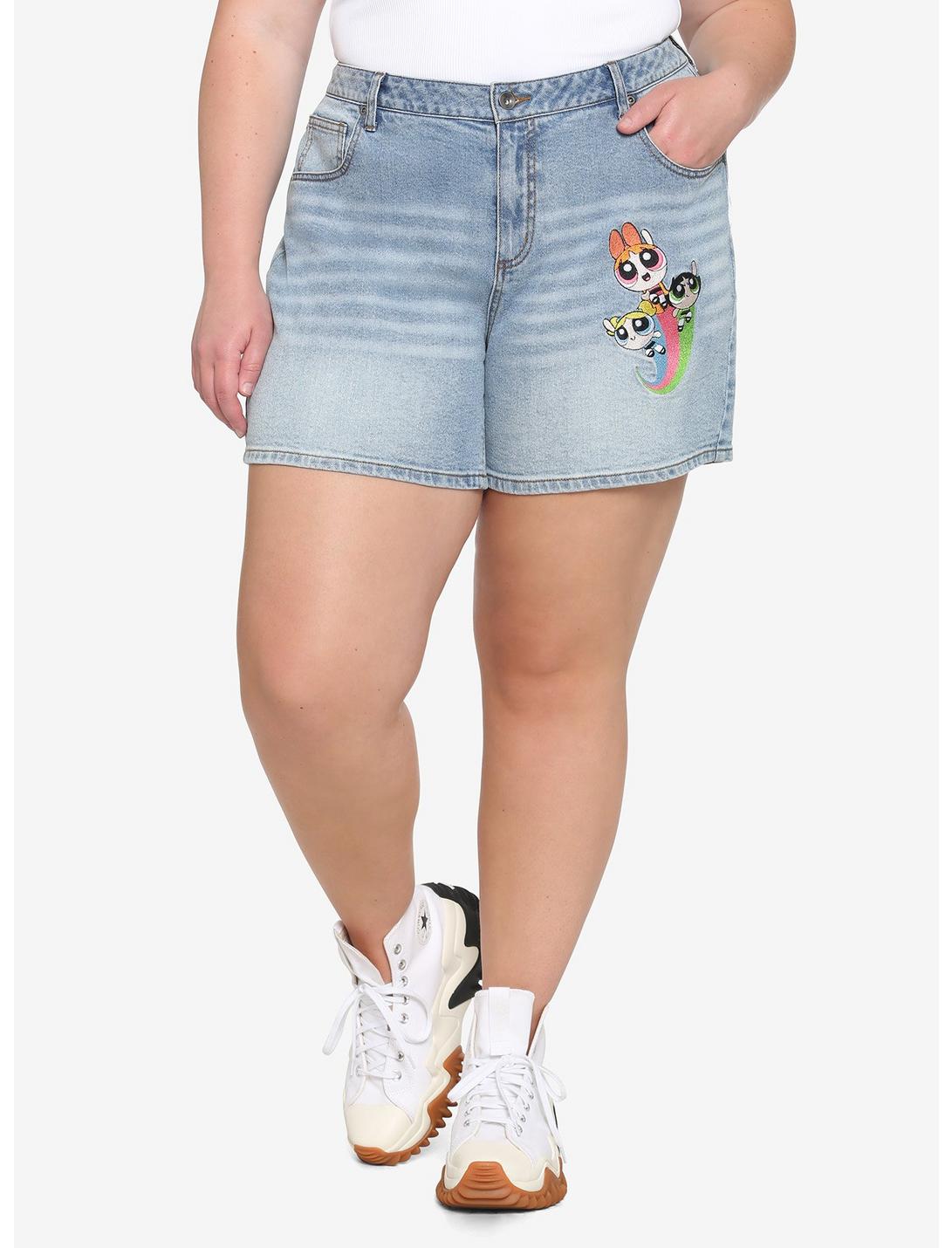 The Powerpuff Girls Trio Mom Shorts Plus Size HUNIVERS The Powerpuff Girls Trio Mom Shorts Plus Size -transcendentactive shop 17230147 hi