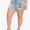 HUNIVERS Disney Mickey Mouse & Pluto Mom Shorts Plus Size 2 HUNIVERS Disney Mickey Mouse & Pluto Mom Shorts Plus Size -transcendentactive shop 17230163 hi