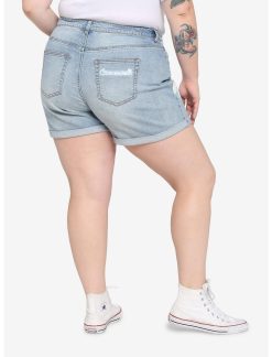 HUNIVERS Cinnamoroll Flowers Mom Shorts Plus Size 3 HUNIVERS Cinnamoroll Flowers Mom Shorts Plus Size -transcendentactive shop 17230179 av1