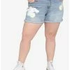 HUNIVERS Cinnamoroll Flowers Mom Shorts Plus Size 1 HUNIVERS Cinnamoroll Flowers Mom Shorts Plus Size -transcendentactive shop 17230179 hi