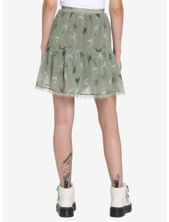 HUNIVERS Her Universe Disney Tinker Bell Silhouette Poses Flounce Skirt -transcendentactive shop 17302213 av1