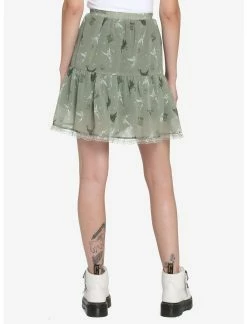 HUNIVERS Her Universe Disney Tinker Bell Silhouette Poses Flounce Skirt -transcendentactive shop 17302213 av1