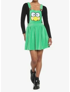 HUNIVERS Keroppi Smile Corduroy Skirtall -transcendentactive shop 17391199 av1