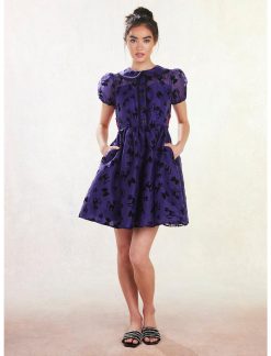 HUNIVERS Her Universe Kiki's Delivery Service Jiji Puffy Organza Dress -transcendentactive shop 17537628 av1