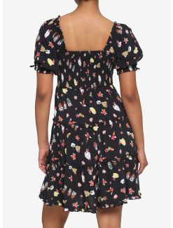 HUNIVERS Her Universe Spirited Away Bathhouse Spirits Smocked Tiered Dress -transcendentactive shop 17537950 av2