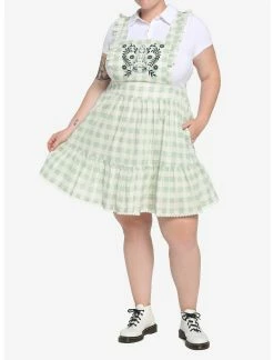 HUNIVERS Her Universe My Neighbor Totoro Gingham Pinafore Skirtall Plus Size 6 HUNIVERS Her Universe My Neighbor Totoro Gingham Pinafore Skirtall Plus Size -transcendentactive shop 17537973 av1