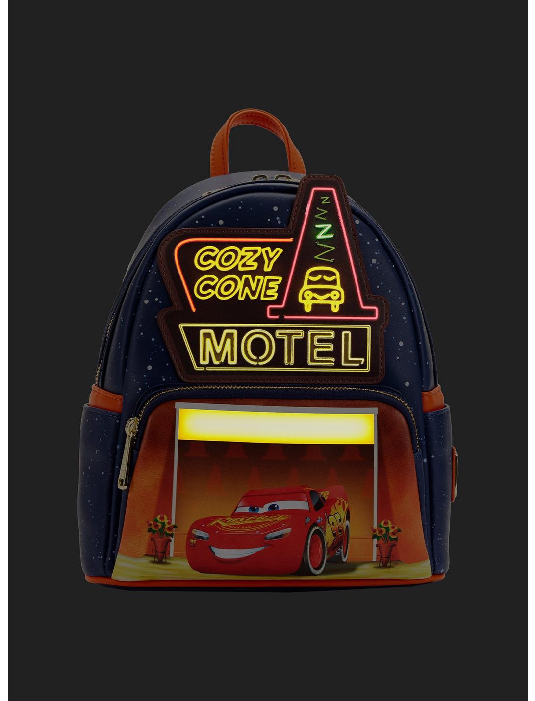 Loungefly Disney Pixar Cars Cozy Cone Glow-In-The-Dark Mini Backpack LNGEFLY Loungefly Disney Pixar Cars Cozy Cone Glow-In-The-Dark Mini Backpack -transcendentactive shop 17594161 av1