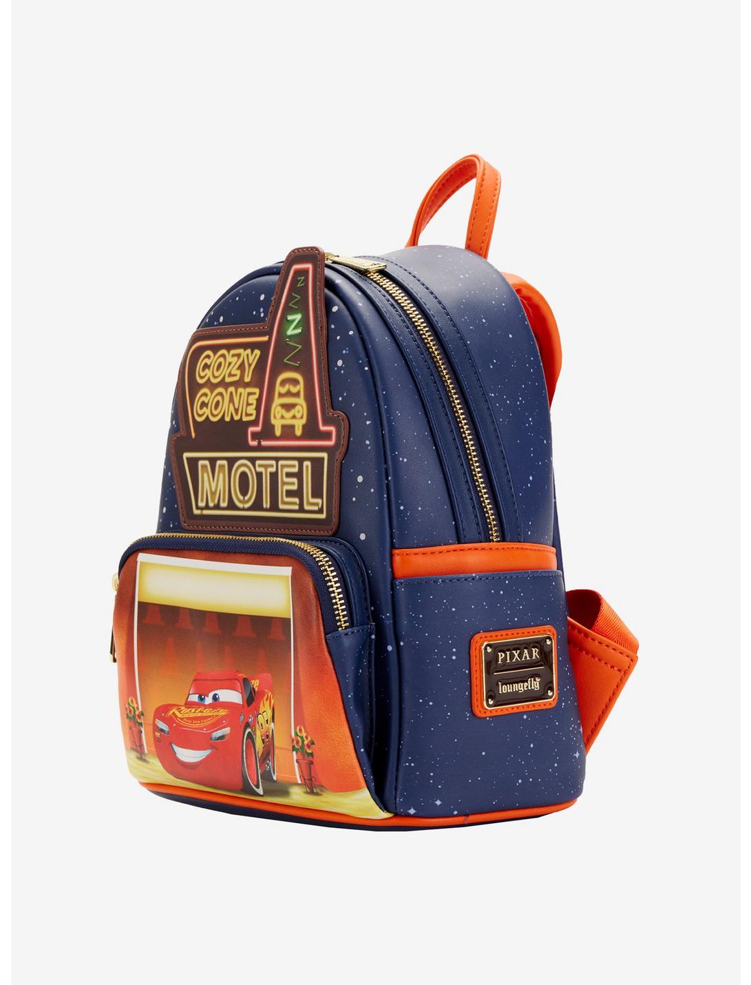 Loungefly Disney Pixar Cars Cozy Cone Glow-In-The-Dark Mini Backpack LNGEFLY Loungefly Disney Pixar Cars Cozy Cone Glow-In-The-Dark Mini Backpack -transcendentactive shop 17594161 av2