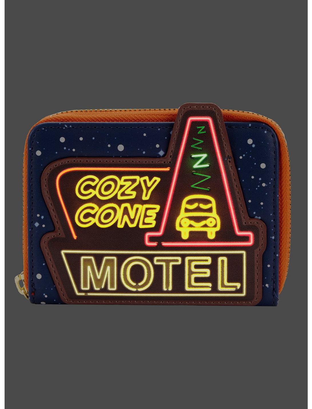 Loungefly Disney Pixar Cars Cozy Cone Glow-In-The-Dark Zipper Wallet LNGEFLY Loungefly Disney Pixar Cars Cozy Cone Glow-In-The-Dark Zipper Wallet -transcendentactive shop 17594163 av1