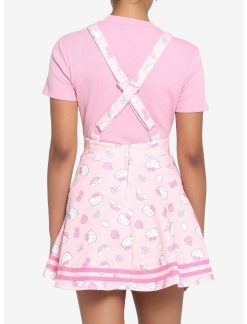 HUNIVERS Hello Kitty Puffy Bow Suspender Skirt 4 HUNIVERS Hello Kitty Puffy Bow Suspender Skirt -transcendentactive shop 17604629 av2