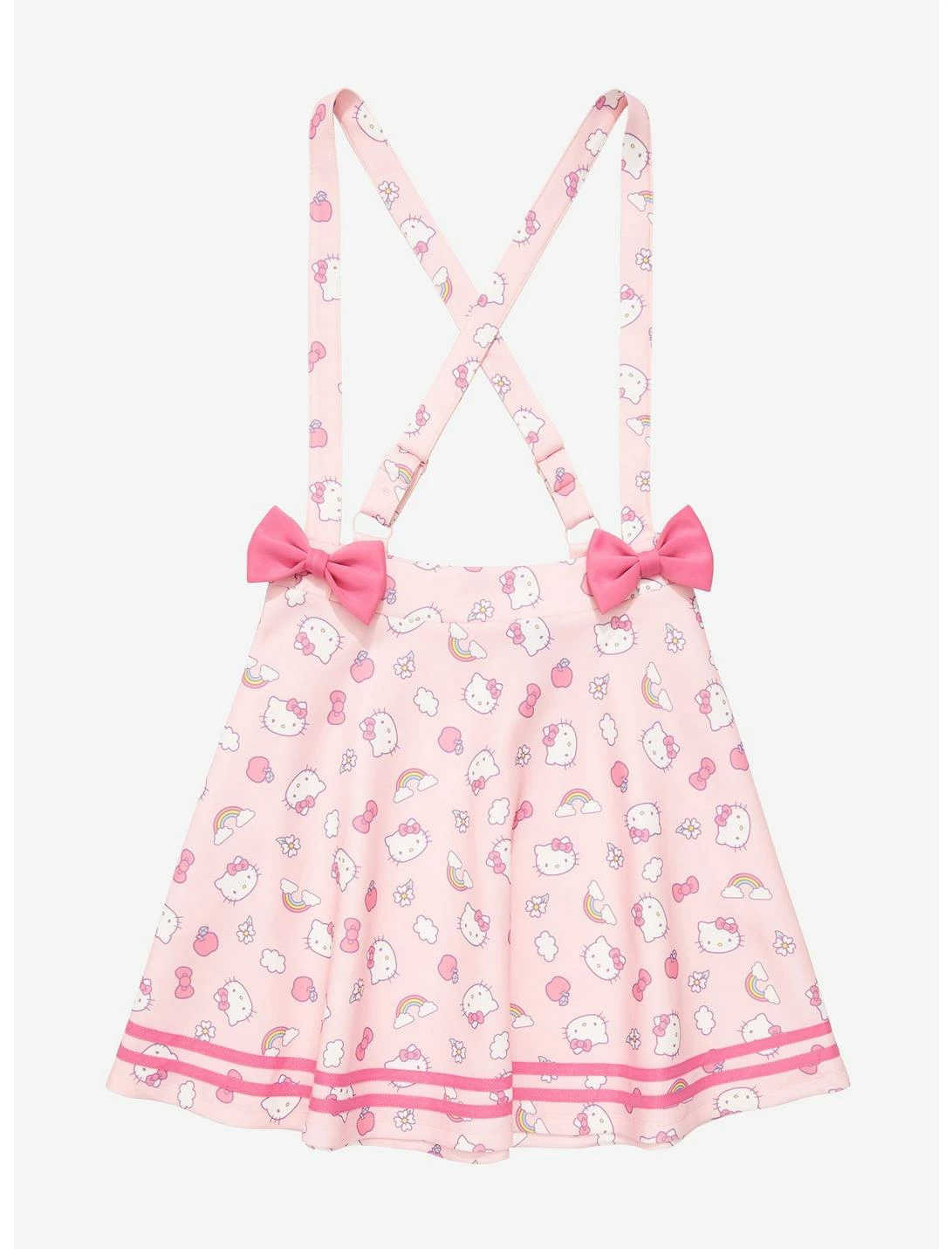 HUNIVERS Hello Kitty Puffy Bow Suspender Skirt Plus Size 3 HUNIVERS Hello Kitty Puffy Bow Suspender Skirt Plus Size