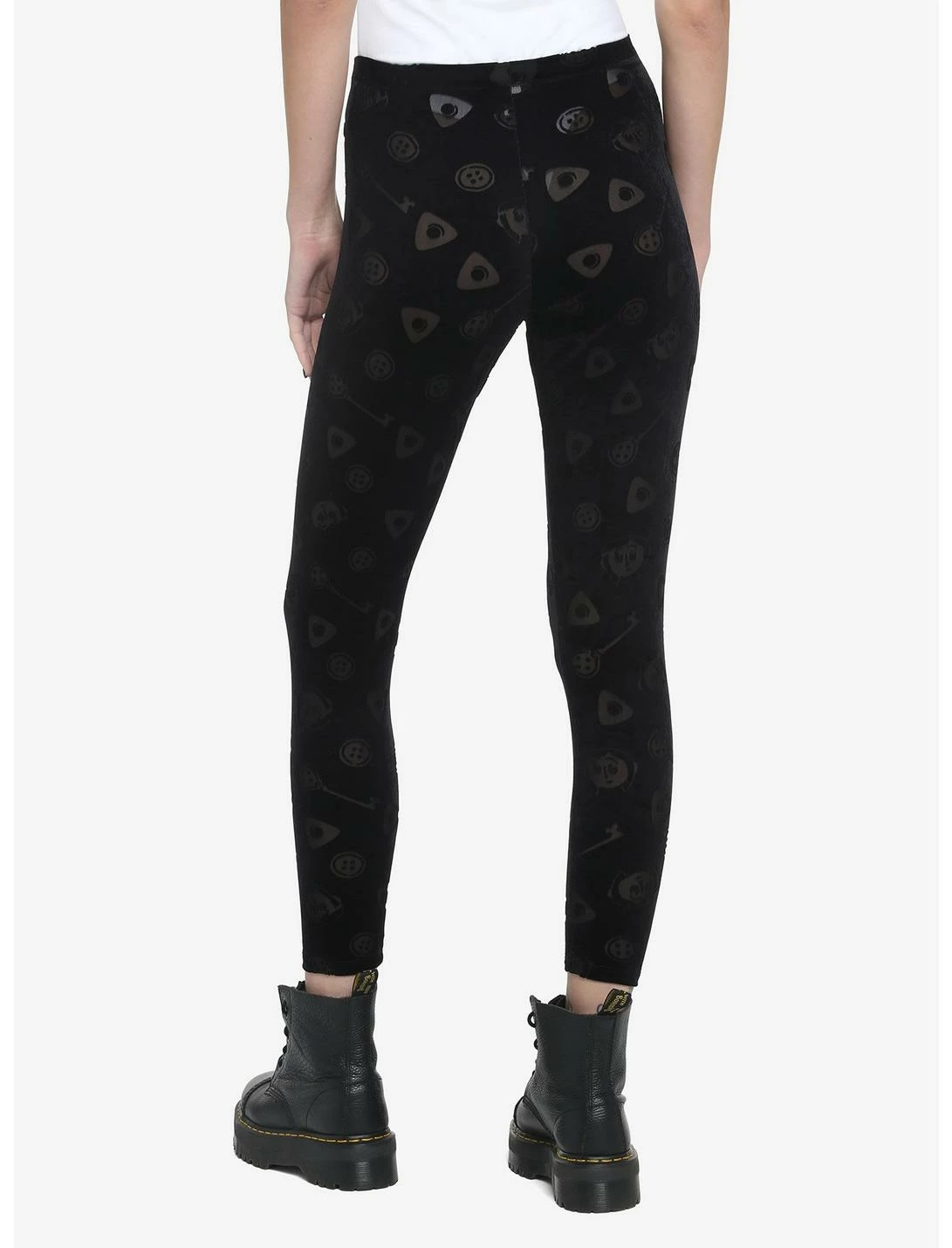 HUNIVERS Coraline Velvet Mesh Icon Leggings 4 HUNIVERS Coraline Velvet Mesh Icon Leggings - Image 2