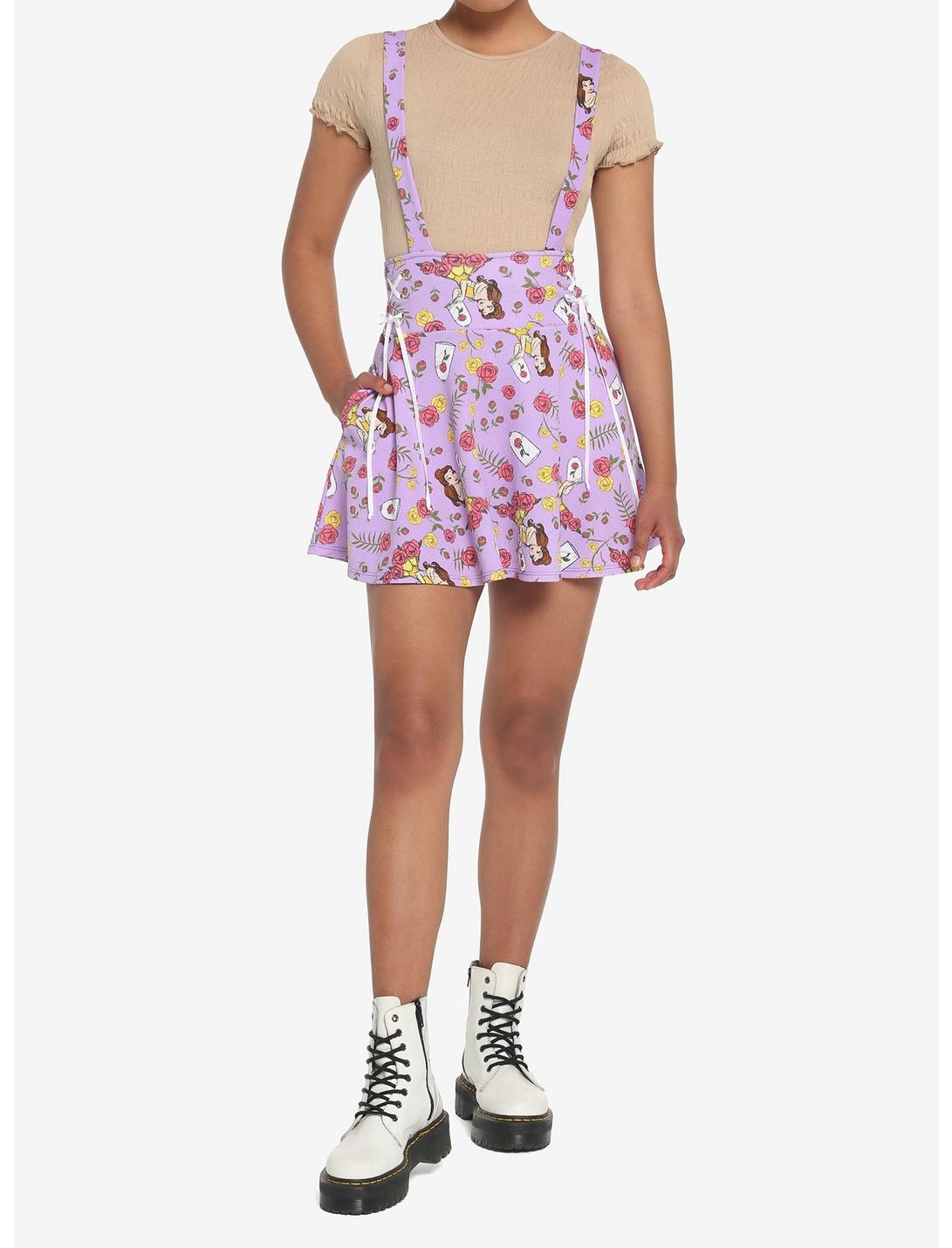 Disney Beauty And The Beast Roses Suspender Skirt HUNIVERS Disney Beauty And The Beast Roses Suspender Skirt -transcendentactive shop 17642071 av1