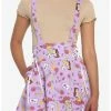 HUNIVERS Disney Beauty And The Beast Roses Suspender Skirt