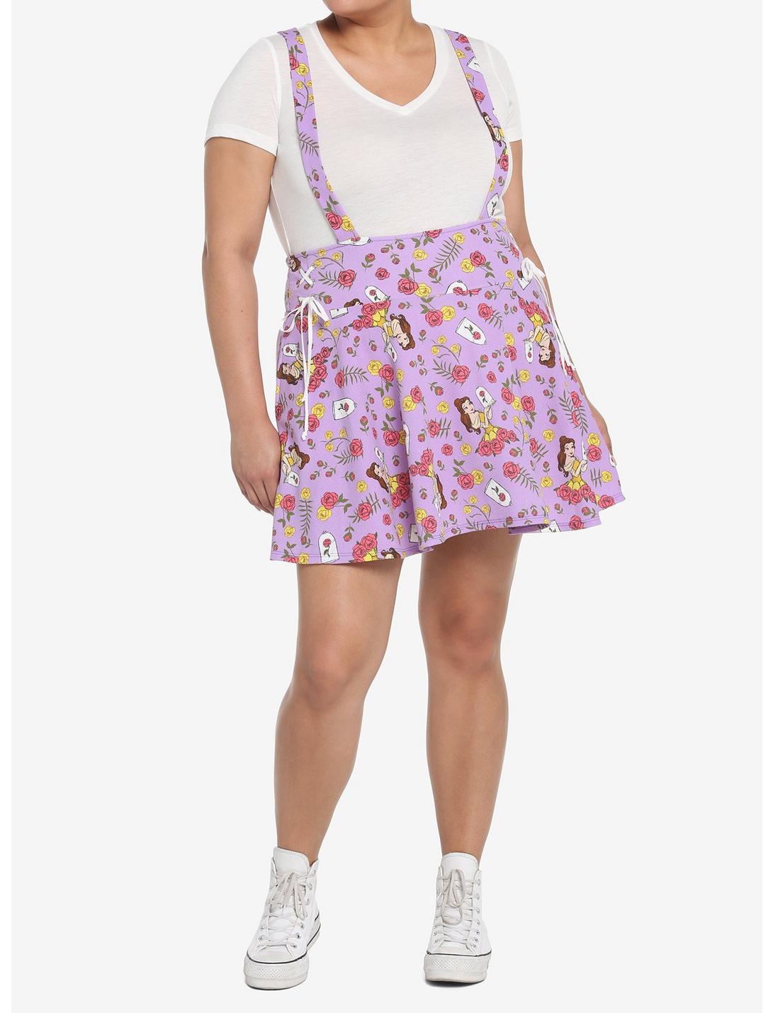 Disney Beauty And The Beast Roses Suspender Skirt Plus Size HUNIVERS Disney Beauty And The Beast Roses Suspender Skirt Plus Size -transcendentactive shop 17642079 av1