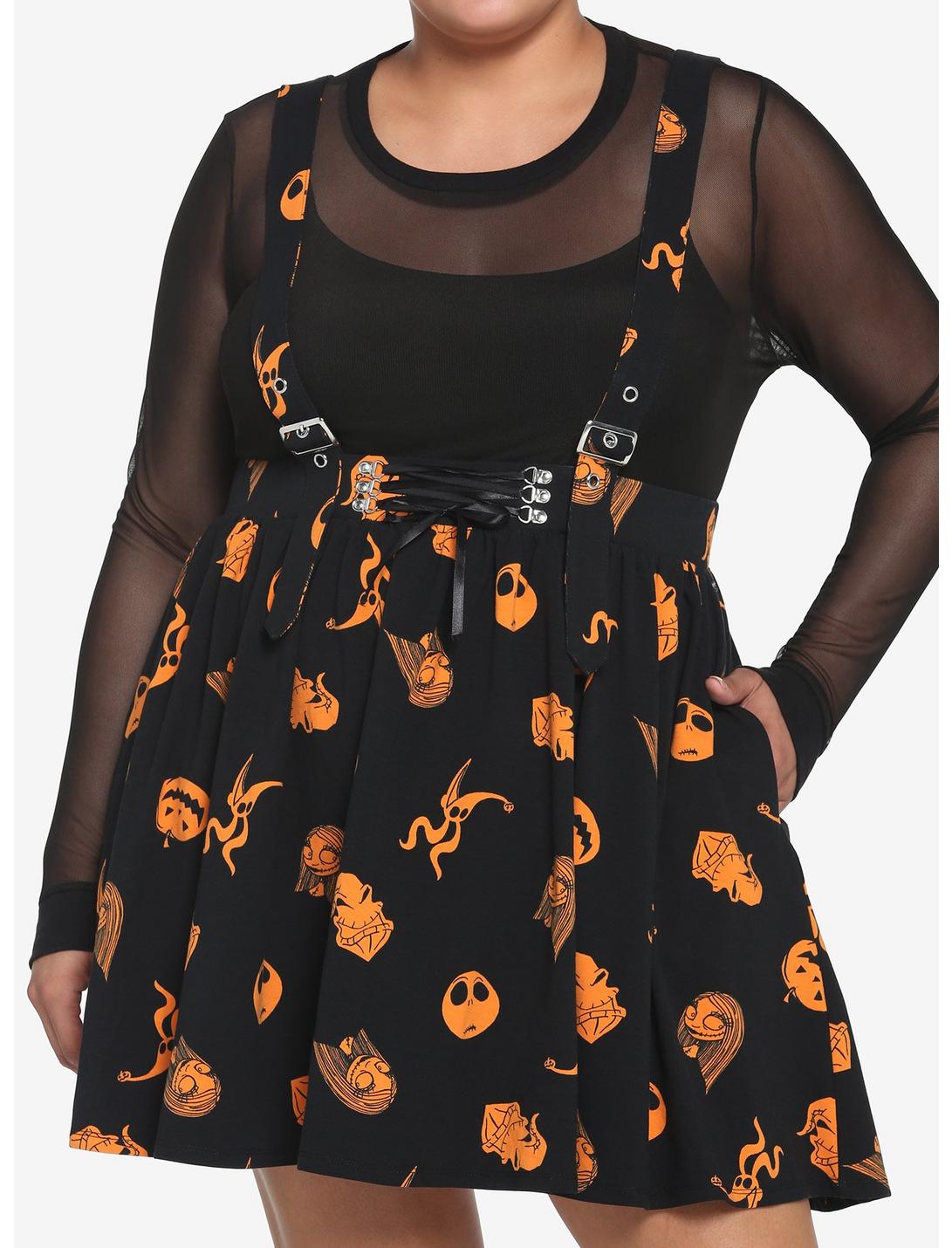The Nightmare Before Christmas Characters Suspender Skirt Plus Size HUNIVERS The Nightmare Before Christmas Characters Suspender Skirt Plus Size -transcendentactive shop 17720295 hi