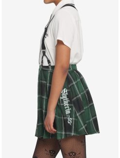 HUNIVERS Harry Potter Slytherin Pleated Suspender Skirt 5 HUNIVERS Harry Potter Slytherin Pleated Suspender Skirt -transcendentactive shop 17753468 av3
