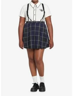 HUNIVERS Harry Potter Ravenclaw Pleated Suspender Skirt Plus Size 8 HUNIVERS Harry Potter Ravenclaw Pleated Suspender Skirt Plus Size -transcendentactive shop 17753492 av2