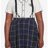 HUNIVERS Harry Potter Ravenclaw Pleated Suspender Skirt Plus Size -transcendentactive shop 17753492 hi