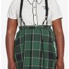 HUNIVERS Harry Potter Slytherin Pleated Suspender Skirt Plus Size -transcendentactive shop 17753499 hi