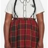 HUNIVERS Harry Potter Gryffindor Pleated Suspender Skirt Plus Size -transcendentactive shop 17753506 hi