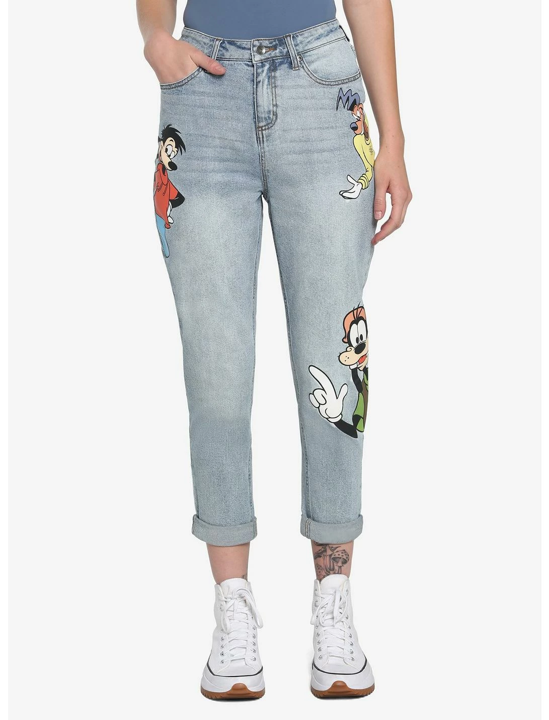 HUNIVERS Disney A Goofy Movie Character Mom Jeans 3 HUNIVERS Disney A Goofy Movie Character Mom Jeans