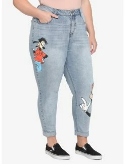 HUNIVERS Disney A Goofy Movie Character Mom Jeans Plus Size -transcendentactive shop 17836834 av2