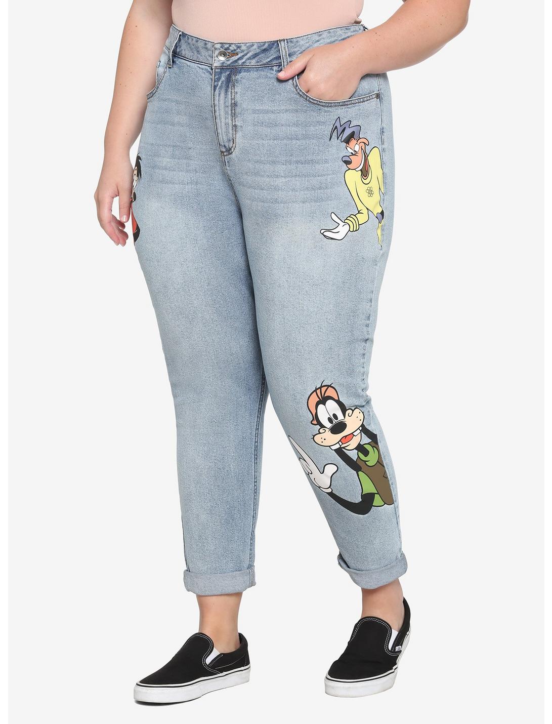 Disney A Goofy Movie Character Mom Jeans Plus Size HUNIVERS Disney A Goofy Movie Character Mom Jeans Plus Size -transcendentactive shop 17836834 hi