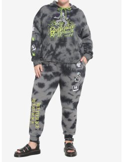 HUNIVERS Beetlejuice Icons Tie-Dye Sweatpants Plus Size -transcendentactive shop 17961604 av1