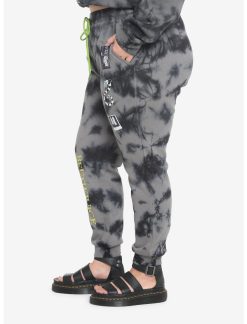 HUNIVERS Beetlejuice Icons Tie-Dye Sweatpants Plus Size -transcendentactive shop 17961604 av3
