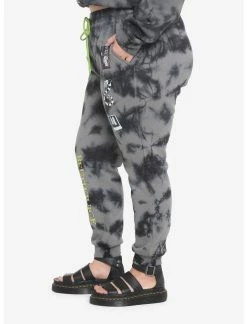HUNIVERS Beetlejuice Icons Tie-Dye Sweatpants Plus Size -transcendentactive shop 17961604 av3