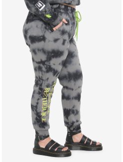 HUNIVERS Beetlejuice Icons Tie-Dye Sweatpants Plus Size -transcendentactive shop 17961604 av4