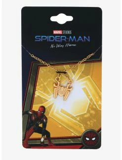 HUNIVERS Marvel Spider-Man: No Way Home Logo Necklace -transcendentactive shop 18099854 av2