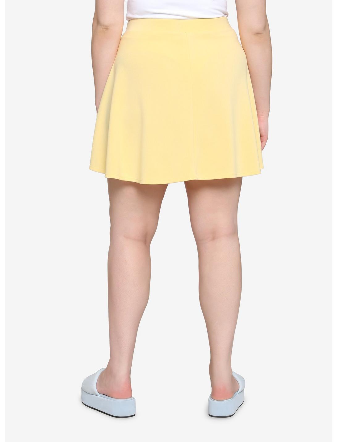 Light Yellow Skirt Plus Size HUNIVERS Light Yellow Skirt Plus Size -transcendentactive shop 18101012 av1