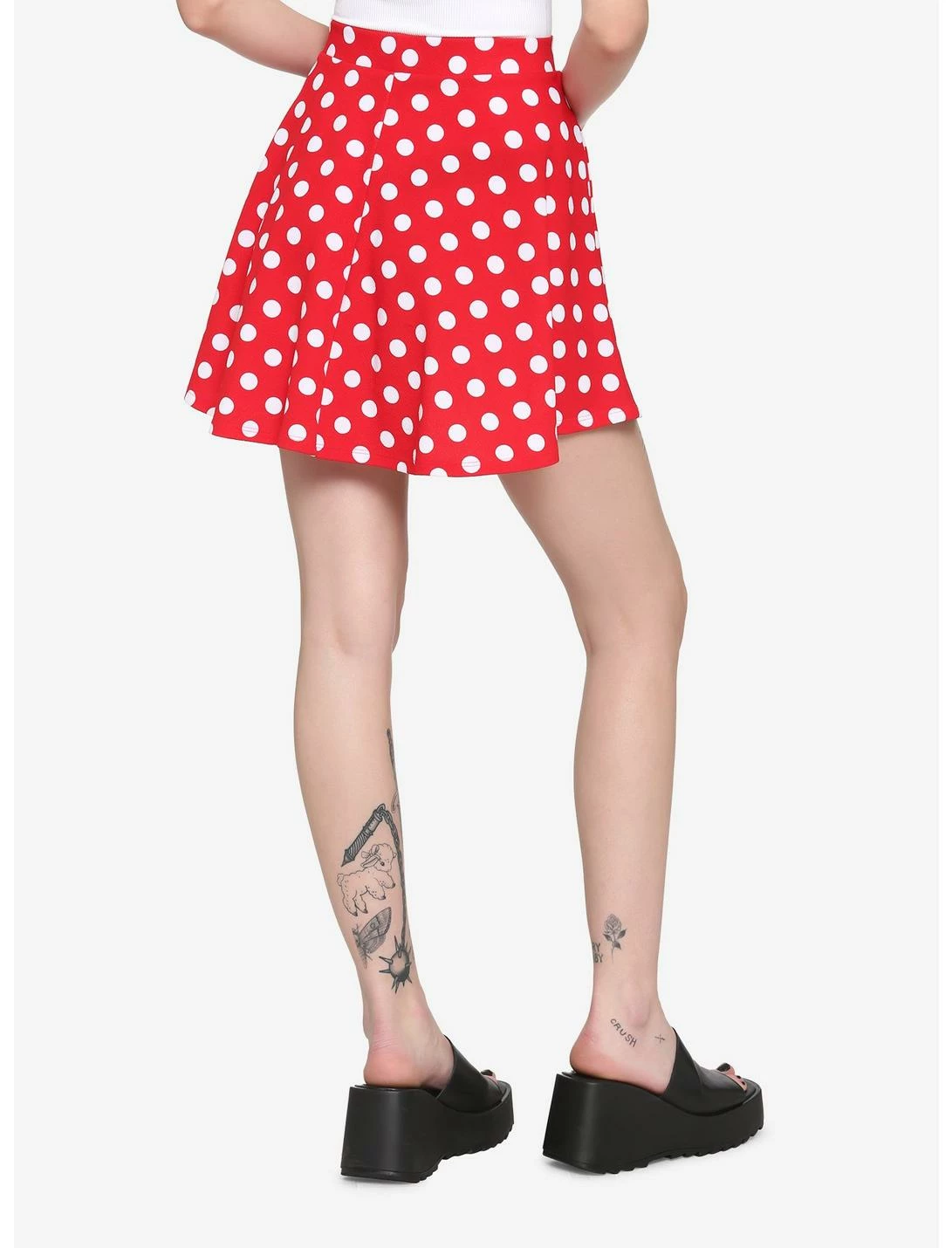HUNIVERS Red & White Polka Dot Skirt 4 HUNIVERS Red & White Polka Dot Skirt - Image 2