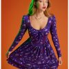 HUNIVERS Her Universe Disney Hocus Pocus Icons Lace-Up Dress -transcendentactive shop 18125608 hi