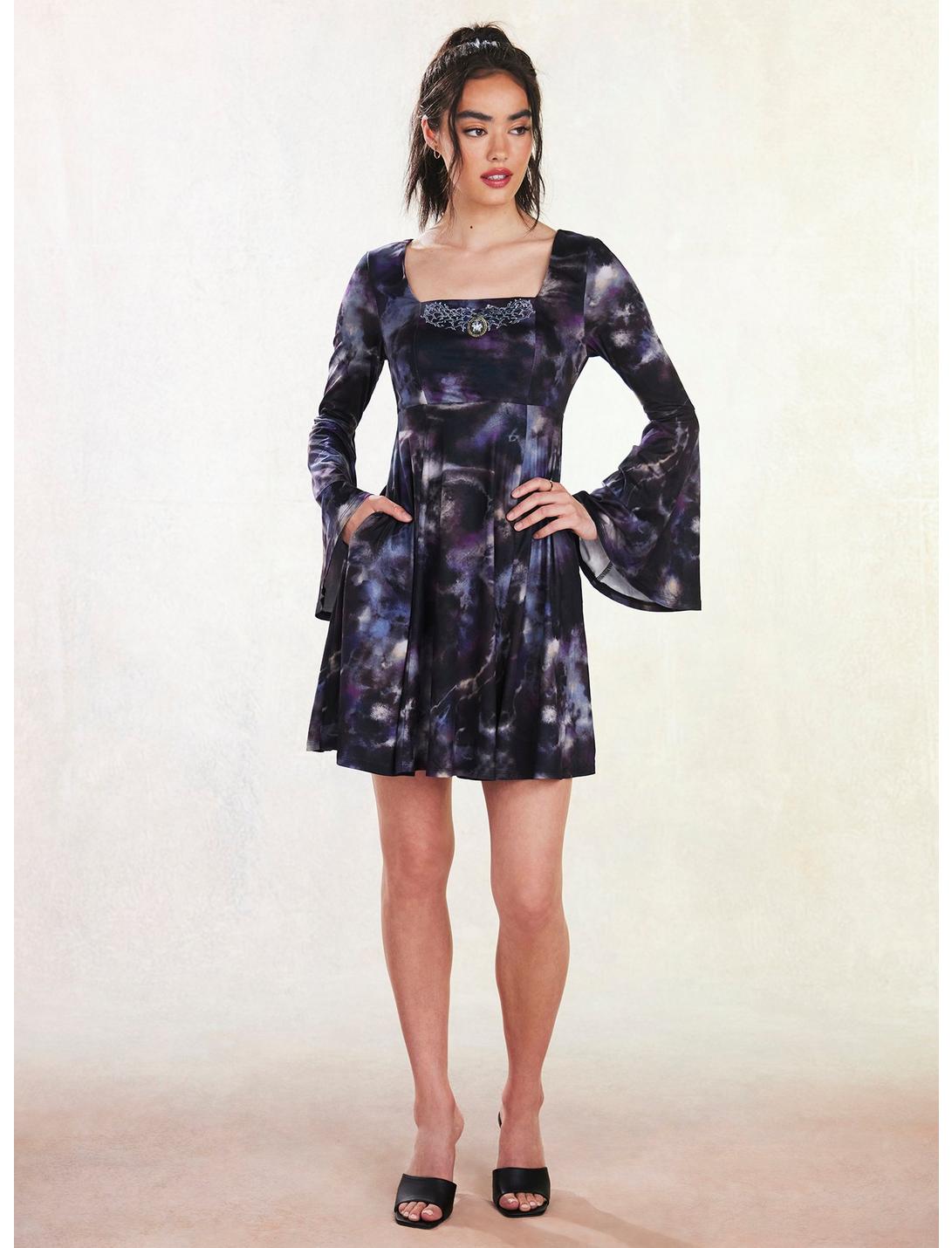 Her Universe Marvel WandaVision Agatha Tie-Dye Dress HUNIVERS Her Universe Marvel WandaVision Agatha Tie-Dye Dress -transcendentactive shop 18148165 av1