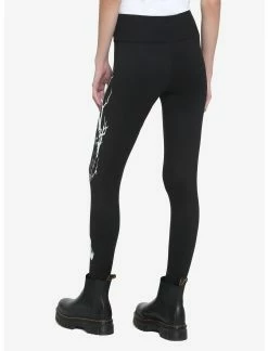 HUNIVERS Her Universe Disney Hocus Pocus Binx Tombstone Leggings -transcendentactive shop 18228474 av2