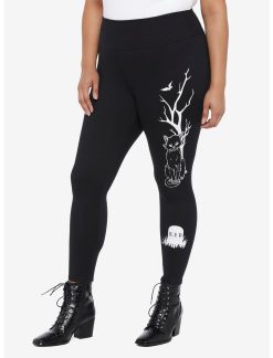 transcendentactive shop 12 HUNIVERS Her Universe Disney Hocus Pocus Binx Tombstone Leggings Plus Size