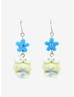 HUNIVERS Keroppi 3D Fuzzy Earrings