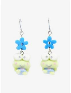 HUNIVERS Keroppi 3D Fuzzy Earrings