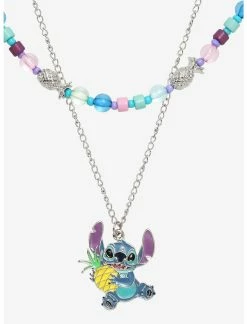 HUNIVERS Disney Lilo & Stitch Tropical Pineapple Beaded Necklace -transcendentactive shop 18254105 av1