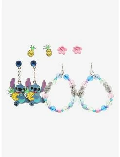 HUNIVERS Disney Lilo & Stitch Tropical Earring Set
