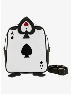 LOUNGFLY Loungefly Disney Alice In Wonderland Ace Of Spades Crossbody Bag